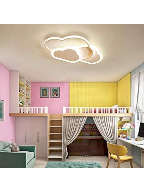 Stunning Cloud LED Ceiling Lamp 22 Inch Modern Minimalist Design For Living Room And Bedroom Lighting White