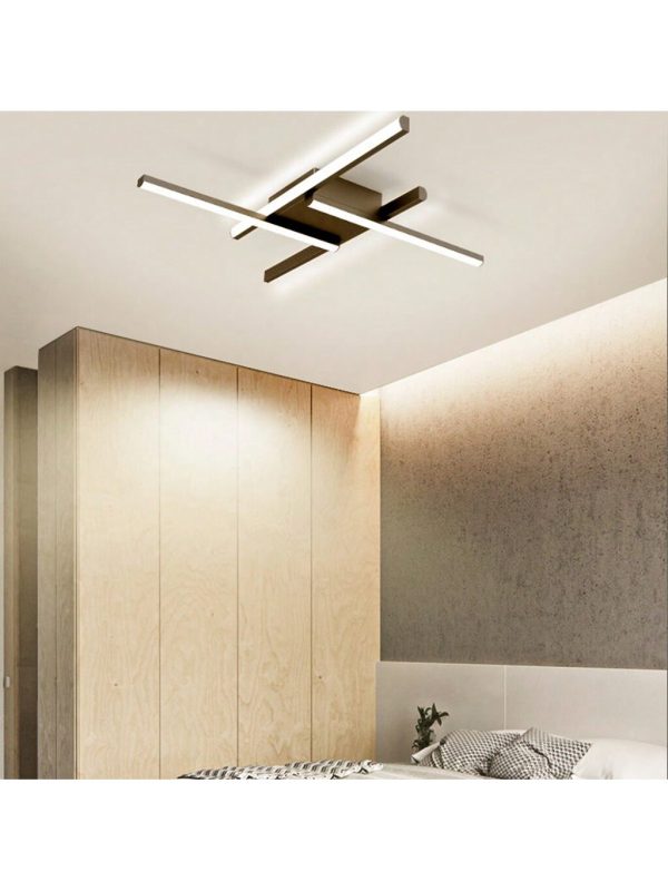 Minimalist LED Ceiling Lamp Luxury Home Decor White Light/Warm Light Acrylic Ceiling Light Decoration Fixtures For Exhibition Hall Stairs Ceiling Lamp Living Room Kitchen Island Bedroom Restaurant Balcony Hallway Lamp Minimalist LED Ceiling Lamp Luxury Home Decor Black